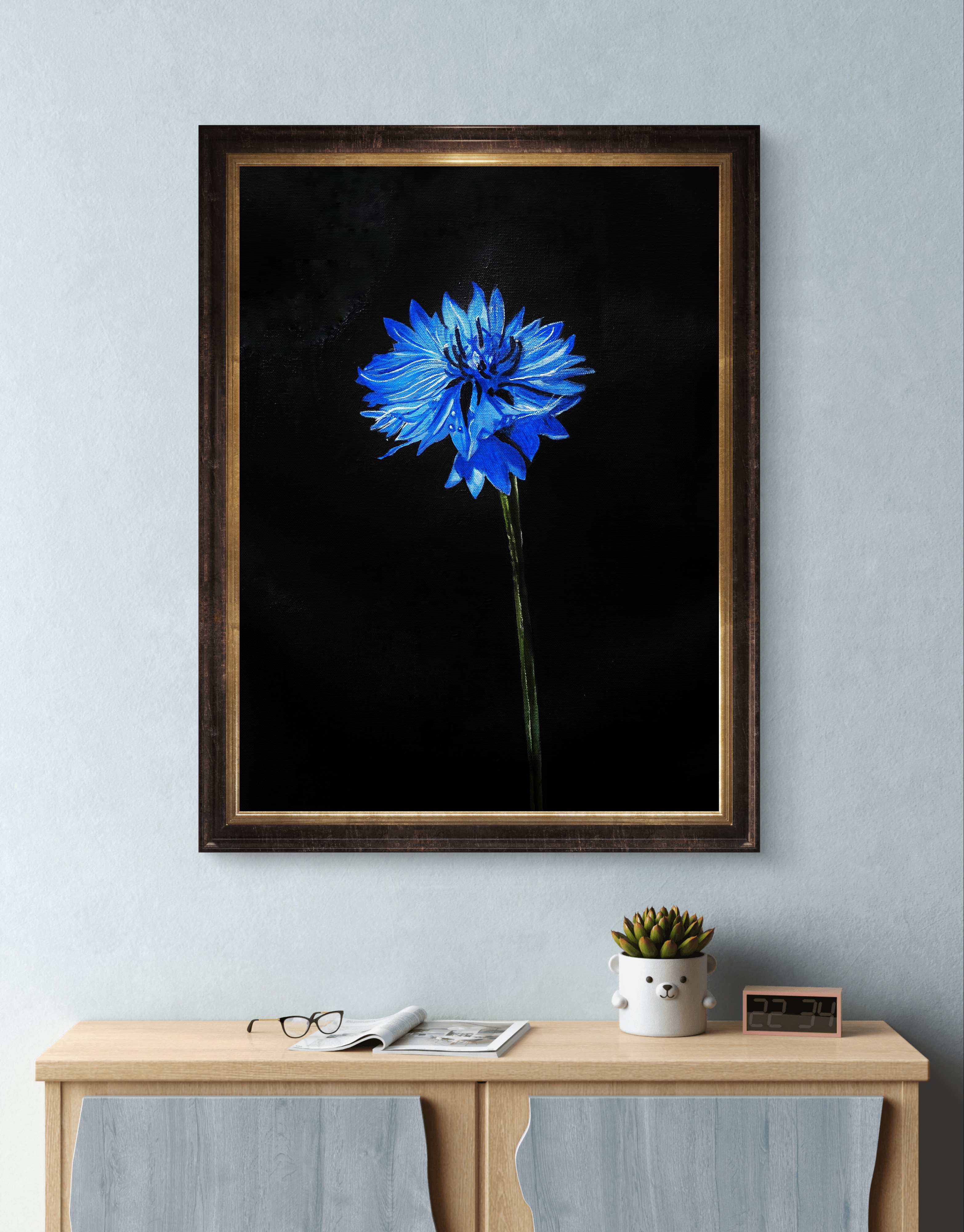 The Blue leaf — Art by Arushi